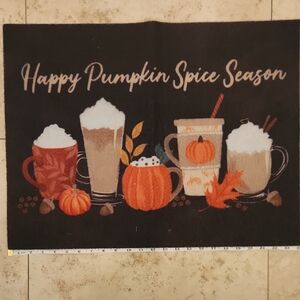 Pumpkin Spice Season Decorative Mat